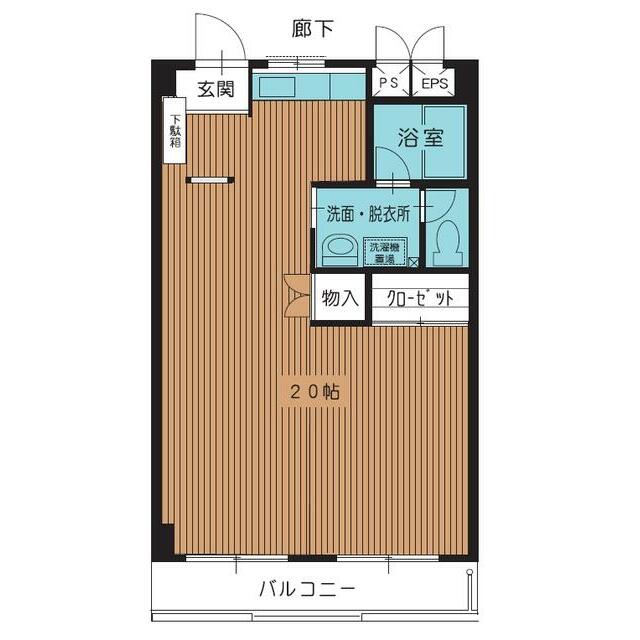 五百羅漢ハイツ 403号室 間取り
