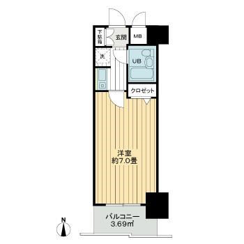 ライオンズマンション海老名第３ 211号室 間取り