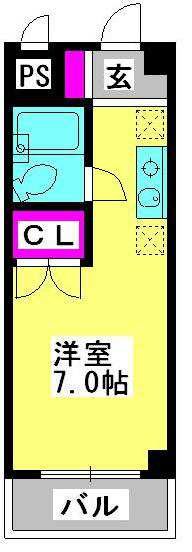 湘南台三光ビル 305号室 間取り