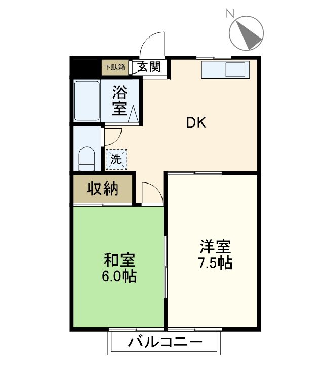 ビューハイツ榊原 A303号室 間取り
