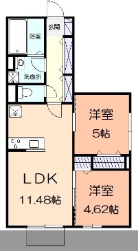 ブリーズコートＢ 101号室 間取り