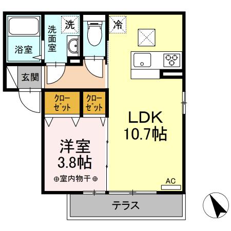 ソラーレ湘南 202号室 間取り