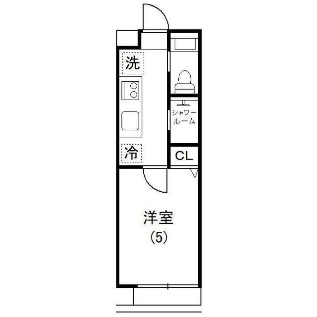 アイビーⅤ 313号室 間取り