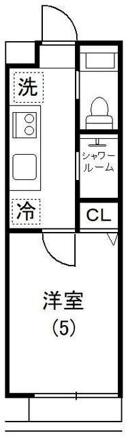 アイビーⅤ 313号室 間取り