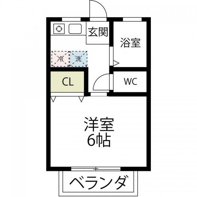 サンハイツタカハシ 202号室 間取り