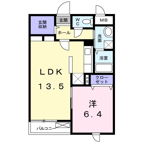ライルヴィラ 104号室 間取り