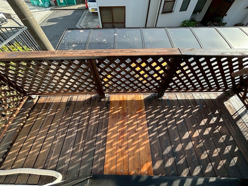 鶴巻南戸建 ベランダ