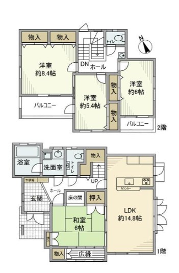 鶴巻南戸建 間取り