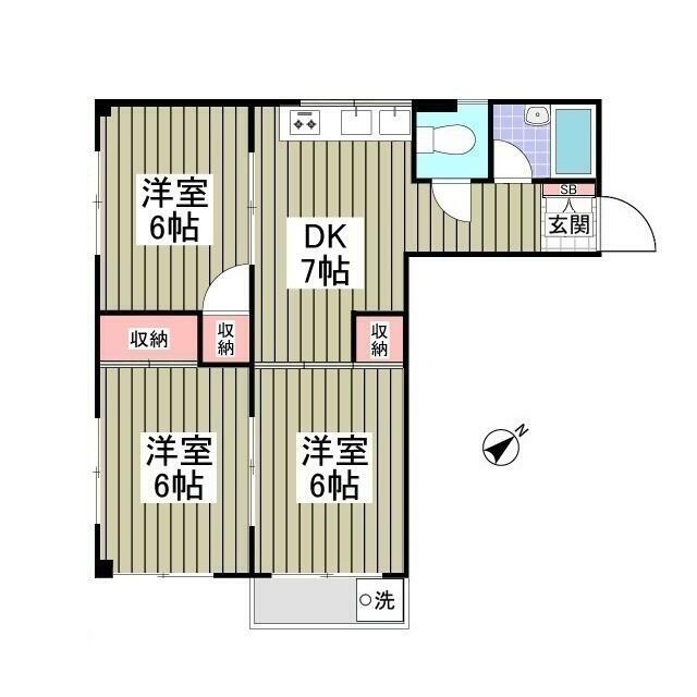 青木ビル 401号室 間取り