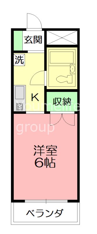 秦野パークアベニュー　A棟 101号室 間取り