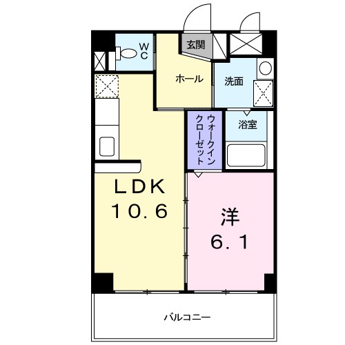 コンフォーティア東戸塚 302号室 間取り