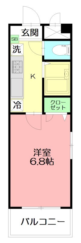 ココサ 302号室 間取り