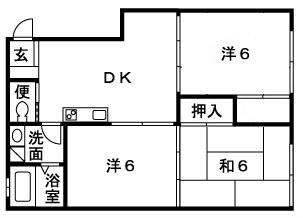 須藤ハイツ 101号室 間取り