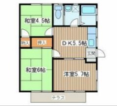 やわらぎハイツ（中） 間取り