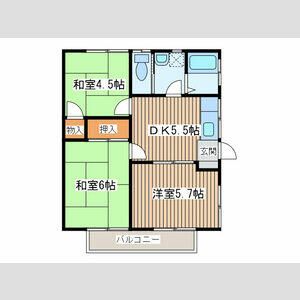 やわらぎハイツ（中） 間取り