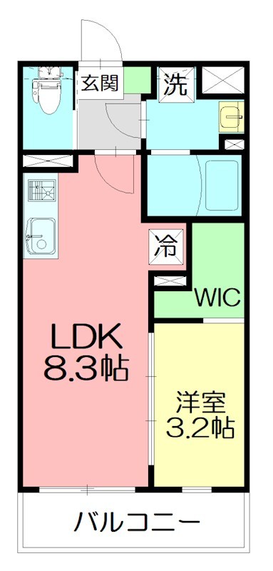 Dracaena 湘南台(ドラセナ　ショウナンダイ）   404号室 間取り