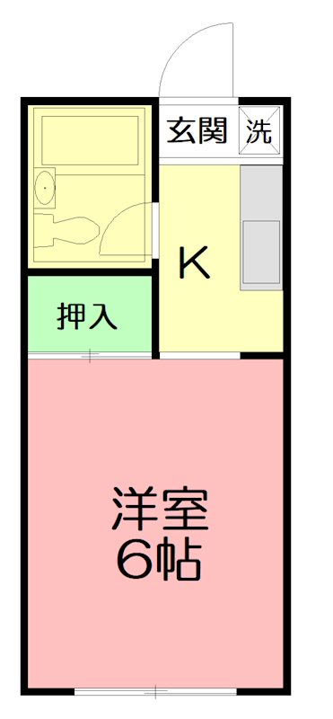 マリンライフ東海岸 102号室 間取り