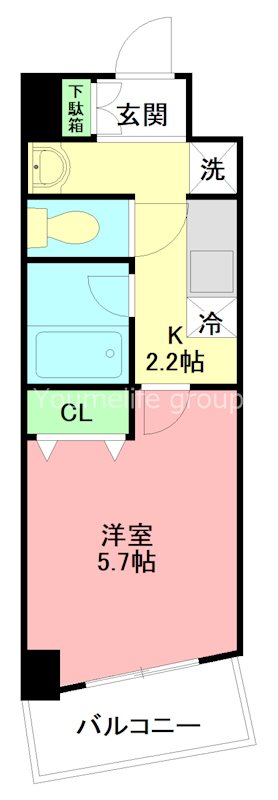鎌倉服部ビル 207号室 間取り