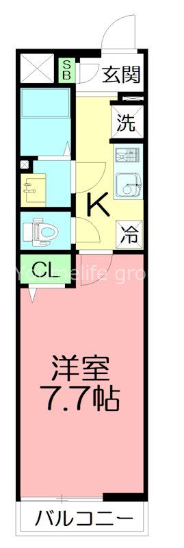 グレイス本厚木 203号室 間取り
