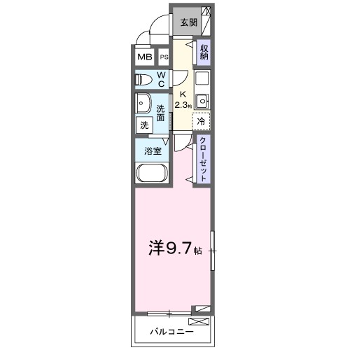 ＡＰ．Ｊ 201号室 間取り
