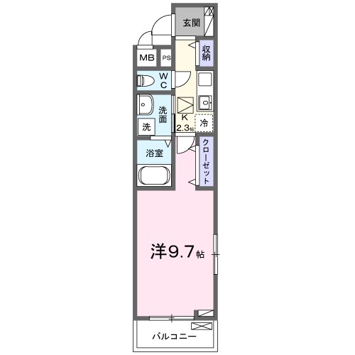 ＡＰ．Ｊ 101号室 間取り