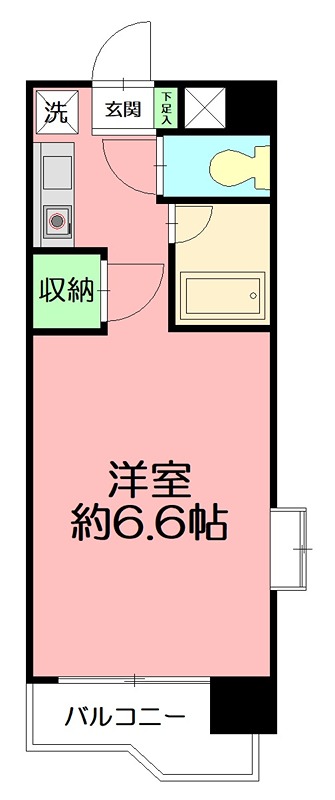 ロアールハイツ 508号室 間取り