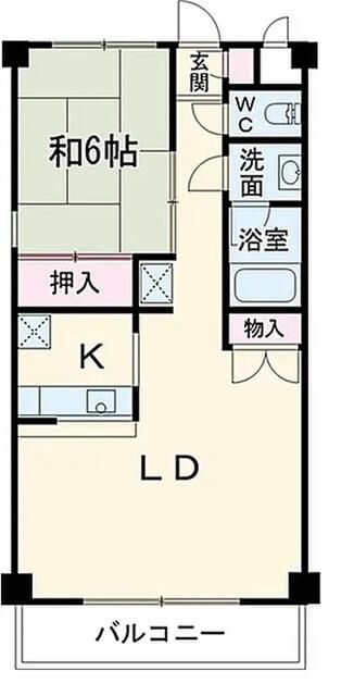 T.CREST.BLDG（ティークレストビルディング） 203号室 間取り