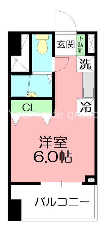 esperanza桜（エスペランササクラ） 504号室 間取り