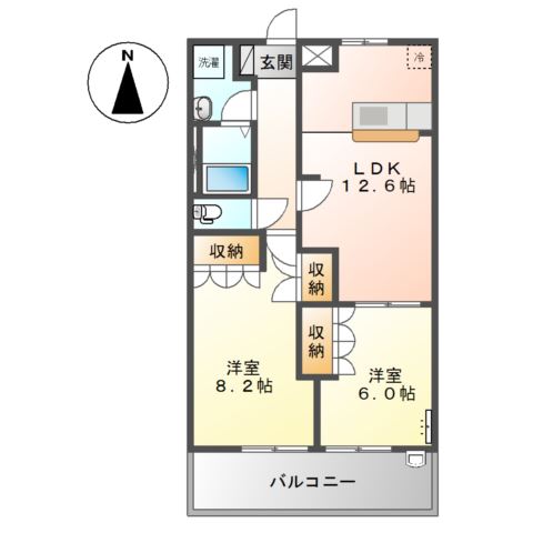 ソレアードM 間取り