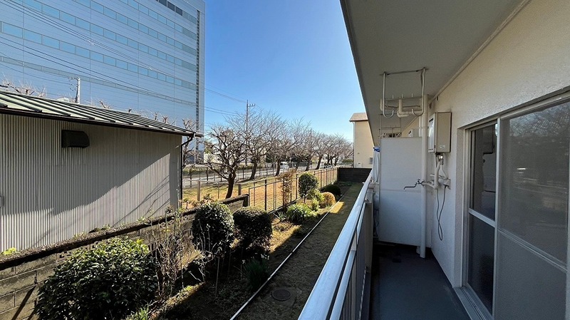 リバブル平塚１号棟 ベランダ