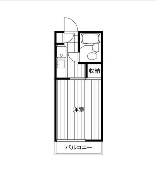 フジコーポかしわ台 209号室 間取り