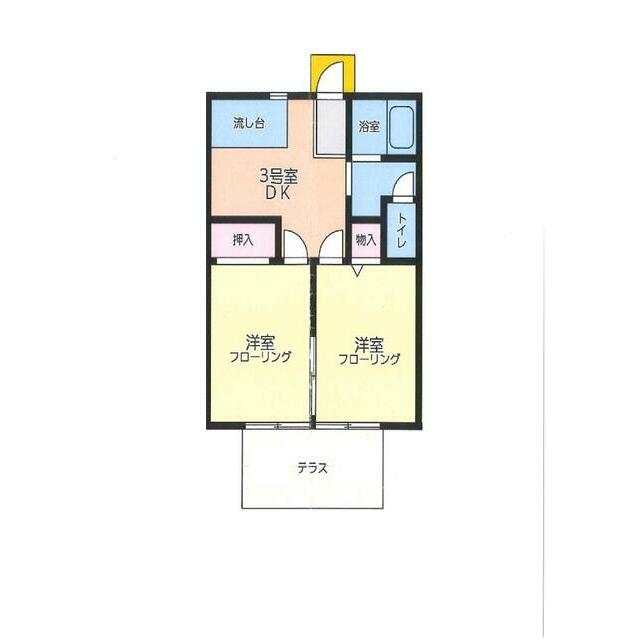 テラス綾瀬 3号室 間取り