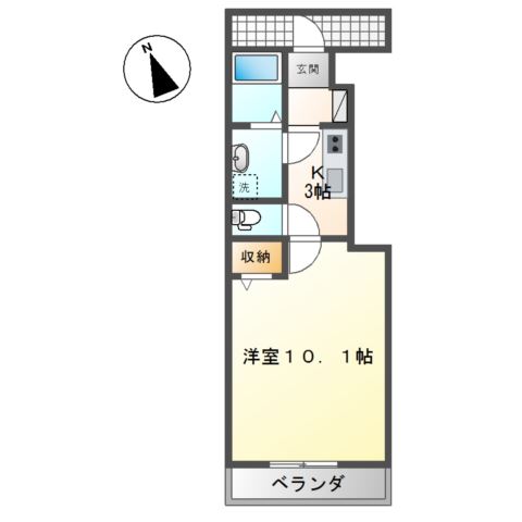 シエルブルー（Ciel Blue） 間取り