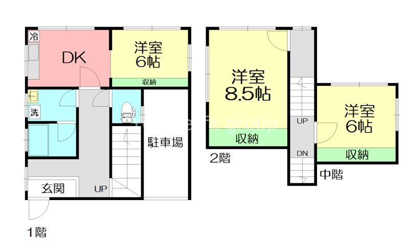 秦野市曽屋戸建て 間取り