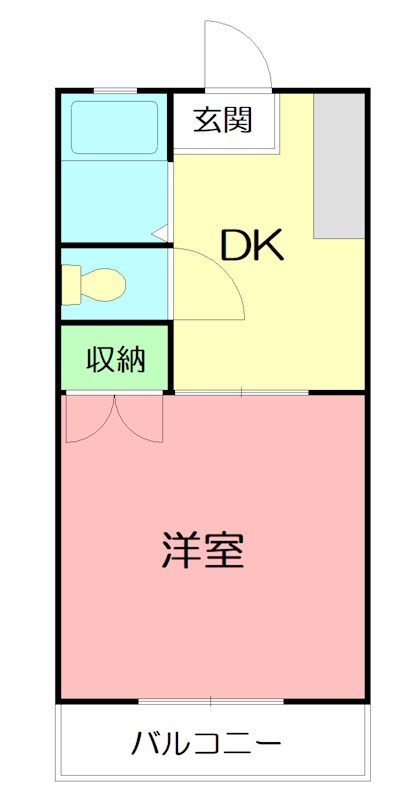 ゴッドハウス 305号室 間取り