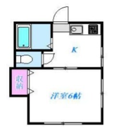 コーポカーリッジ 102号室 間取り