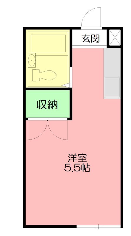 第5松嶋マンション  302号室 間取り
