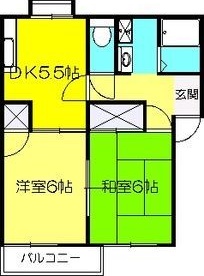 アベニュー御殿 202号室 間取り