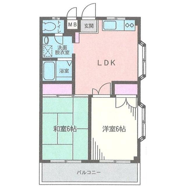 メイプルⅢ 103号室 間取り