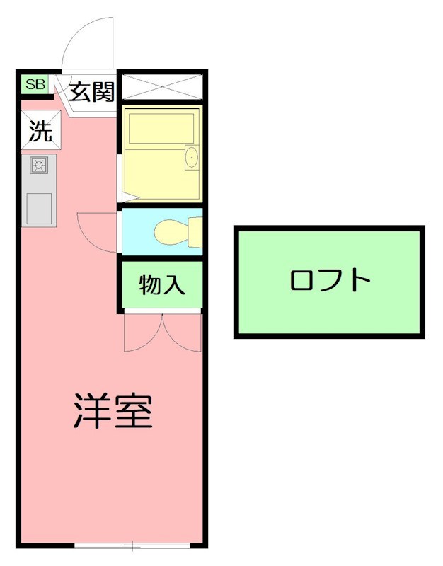 AOI（アオイ） 203号室 間取り