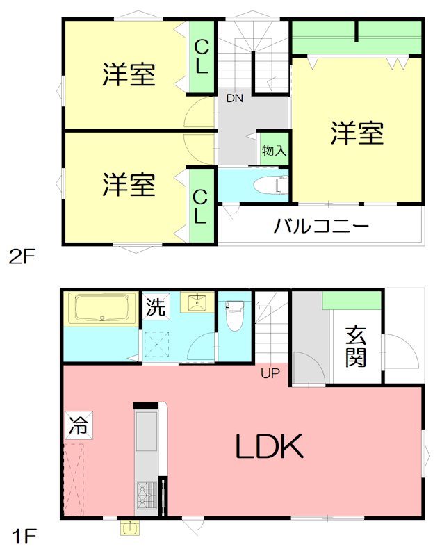 クラージュA 間取り