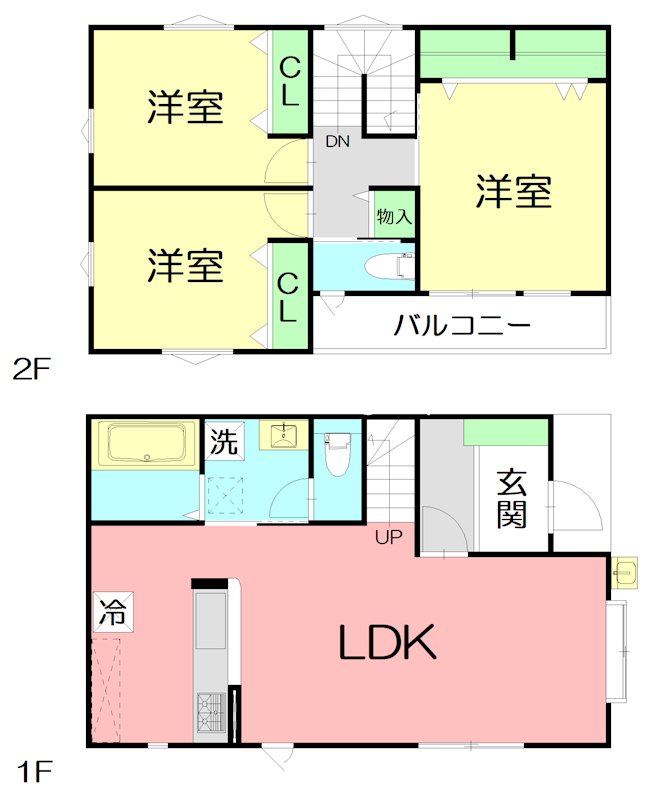 クラージュB 間取り