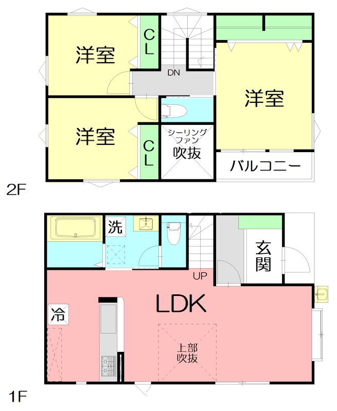 クラージュC 間取り