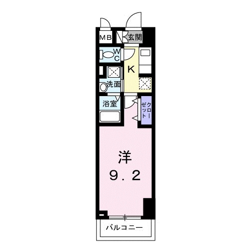 スアヴィス平塚八千代 716号室 間取り