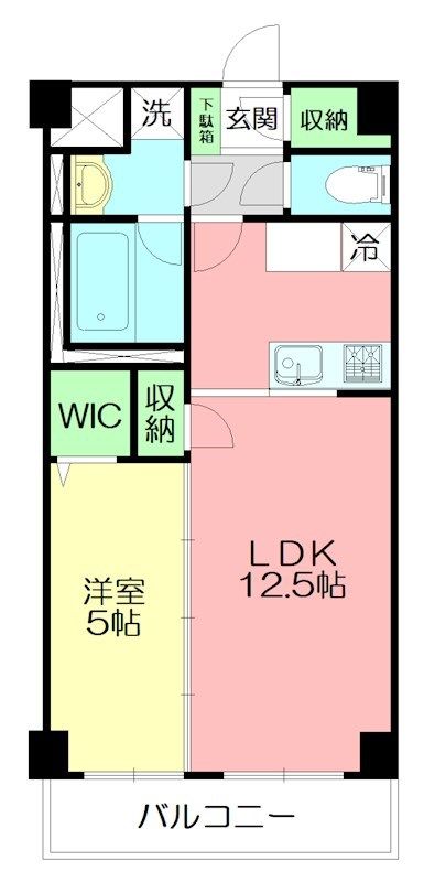 ＴＥＲＲＡＣＥ　ＷＥＬＬＮＥＳＳ 311号室 間取り