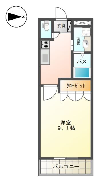 パラシオン平塚 間取り