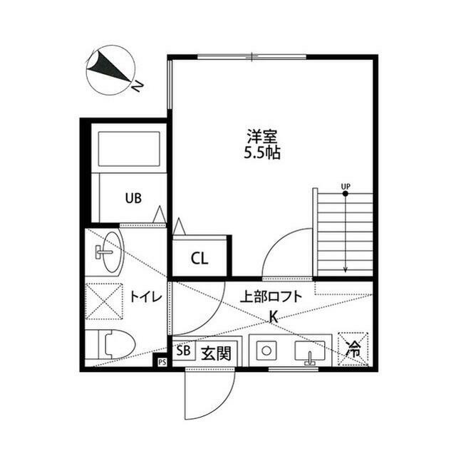 フォルテシア 102号室 間取り