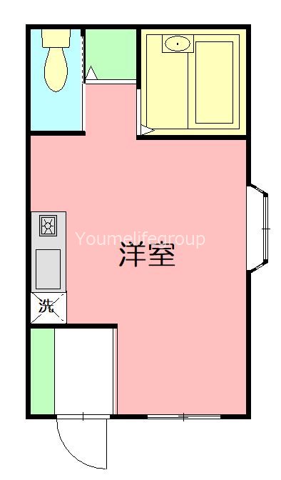 コスモス湘南 102号室 間取り