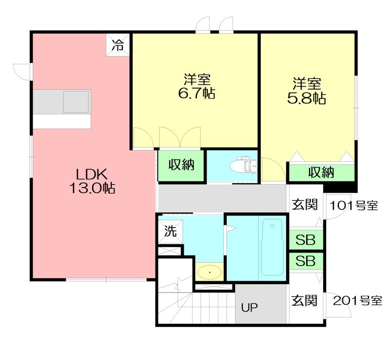 My　ｍaison松浪 間取り図