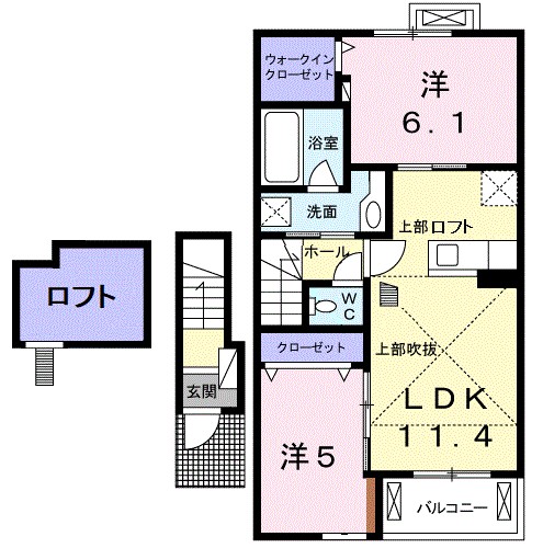 ブリーゼＴ２ 203号室 間取り